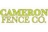 CAMERON FENCE CO. logo