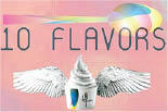 10 FLAVORS logo