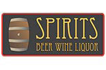 SPIRITS BEER WINE LIQUOR logo