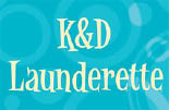 K & D LAUNDERETTE logo