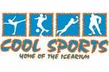 COOL SPORTS, HOME OF ICEARIUM logo