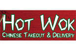 HOT WOK- WE DELIVER logo