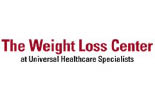 THE WEIGHT LOSS CENTER AT UNIVERSAL HEALTHCARE SPECIALISTS logo