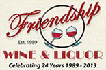 FRIENDSHIP WINE AND LIQUOR logo