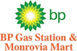 MONROVIA BP AND MONROVIA MART logo
