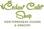 CEDAR CAFE SHOP MEDITERRANEAN CUISINE & GROCERY logo
