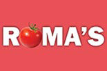ROMA'S PIZZA logo