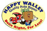 HAPPY WALLET QUALITY AUTO REPAIR logo