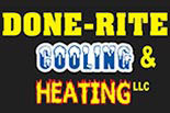 DONE RITE HEATING AND COOLING logo
