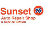 SUNSET 76 STATION logo