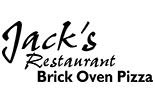 JACK'S RESTAURANT BRICK OVEN logo