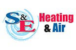 S&E HEATING & AIR logo