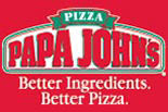 PAPA JOHNS PIZZA logo