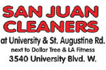 San Juan Cleaners logo