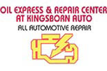 OIL XPRESS & REPAIR CENTER AT KINGSBORN AUTO logo