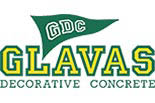 GLAVAS DECORATIVE CONCRETE logo