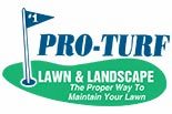 PRO TURF LANDSCAPING logo