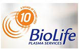 BIOLIFE PLASMA SERVICES logo