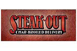 STEAK OUT logo