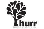 HURR SPRINKLER AND LANDSCAPE logo