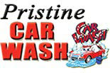 PRISTINE CAR WASH logo