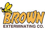 BROWN EXTERMINATING logo