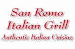 SAN REMO GRILL logo