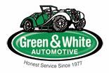 GREEN & WHITE AUTOMOTIVE logo