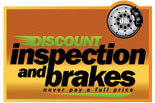 DISCOUNT INSPECTION & BRAKE logo