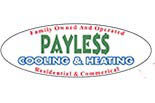 PAYLESS COOLING & HEATING logo