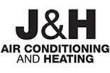 J & H A/C & HEATING logo