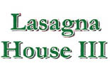 THE LASAGNA HOUSE logo