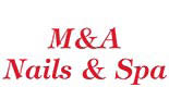 M & A NAILS AND SPA logo