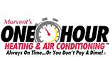 MORVENT'S ONE HOUR HEATING & AIR CONDITIONING logo