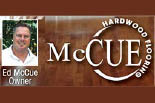 MC CUE HARDWOOD FLOORING logo