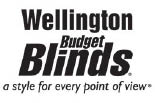 Wellington Budget Blinds logo