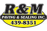 R & M PAVING & SEALING logo