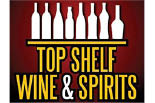 TOP SHELF WINE & SPIRITS logo