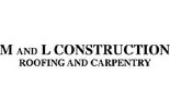 M & L Construction logo