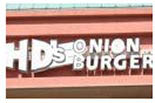 H.D.'S ONION BURGER logo