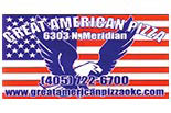GREAT AMERICAN PIZZA logo