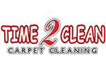 TIME 2 CLEAN CARPET CLEANING logo
