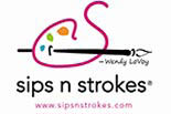 SIPS N STROKES logo