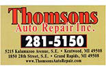 THOMSON'S AUTO REPAIR logo