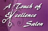 A TOUCH OF EXCELLENCE  SALON logo