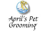 APRIL'S PET GROOMING logo