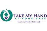 TAKE MY HAND AT HOME CARE logo