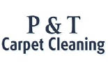 P&T CARPET CLEANING logo