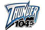 THUNDER 104.5 logo