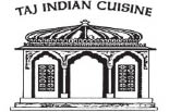 TAJ INDIAN CUISINE logo